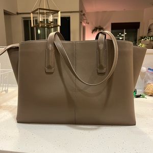 Vegan Leather Tote Bag